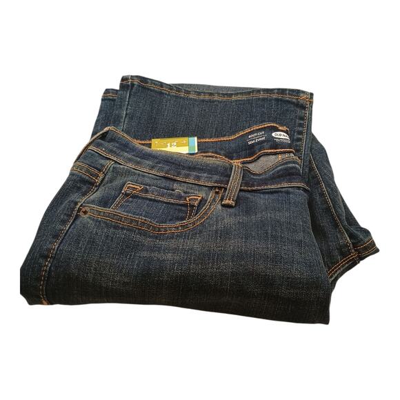 Old Navy Sweetheart Bootcut Med-Dark Bootcut Mid-rise Jeans Women’s 12 Long - Picture 1 of 11